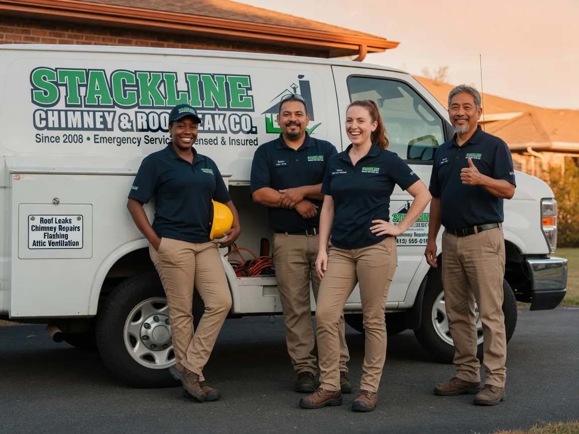 Chimney flashing repair company in Quaker City, OH